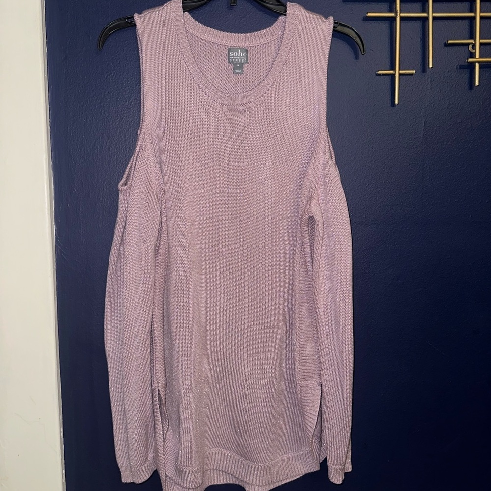 Women’s Soho Mauve Knit Sweater Size M